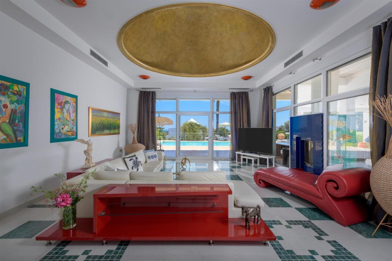 Grande Dame Villa Asgourou Esterno foto